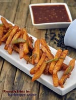 French Fries in Barbeque Sauce recipe
