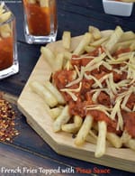 French Fries Topped with Pizza Sauce recipe