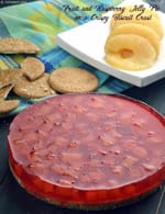 Fruit and Raspberry Jelly Pie On A Crispy Biscuit Crust recipe