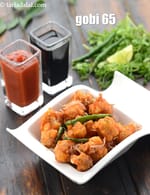 gobi 65 recipe | cauliflower 65 restaurant style | crispy gobi 65 dry | Indian veg starter |