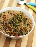Hakka Rice Noodles recipe, Healthy Snacks for Kids Recipes
