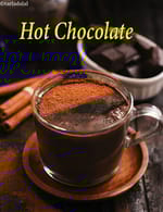 hot chocolate recipe | Indian style hot chocolate | spiced hot chocolate |