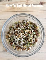 how to boil mixed sprouts recipe | how to boil sprouts perfectly |
