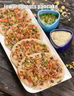 jowar sprouts pancake recipeÂ |Â healthy mixed sprouts uttapamÂ |Â mixed sprouts pancakesÂ |