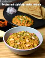 restaurant style kaju matar masala recipe | cashew and green peas curry | Indian shahi kaju curry