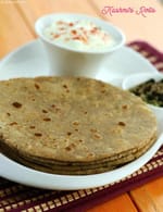 Kashmiri Rotis recipe, Achaar Recipes | Paratha Recipes