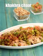 khakhra chaat recipe | healthyÂ khakhra chaat | quick whole wheatÂ khakhra chaat
