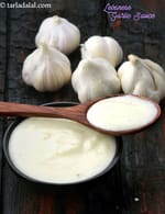 Lebanese garlic sauce recipe  | eggless Lebanese garlic sauce | Toum |