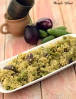 Masala Bhaat (1 Tsp Oil) recipe