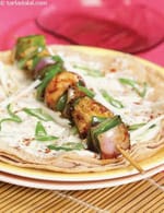 Mexican Kebab Roll ( Wraps and Rolls) recipe