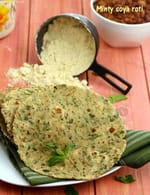 Minty Soya Roti recipe