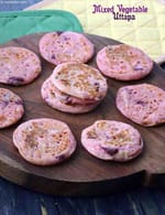 Mixed Vegetable Uttapa recipe