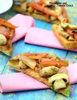 Mushroom and Tomato Snack recipe