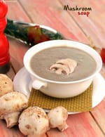 healthy mushroom soup recipe | Indian mushroom soup for diabetes |