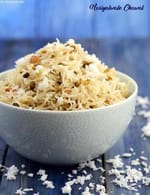 Nariyalwale Chawal recipe, Indian Recipes