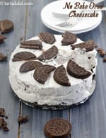no bake oreo cheesecake recipe | easy Indian no bake oreo cheesecake |