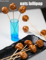 oats lollipop recipe | Indian style oats nuts ladoos for kids, adults | healthy oats energy balls |