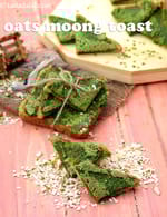 oats moong toast recipe | moong oats toast | healthy oats toast |