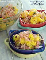 Orange, Grapefruit and Mint Salad recipe, Soup Recipes | Salad Recipes