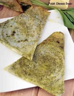 Palak Cheese Dosa recipe