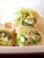 Paneer, Walnut and Celery Rolls, Healthy Diabetic Recipe