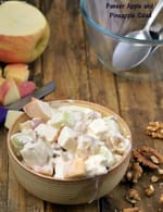 Paneer Apple and Pineapple Salad recipe, Indian Vegetarian Recipes
