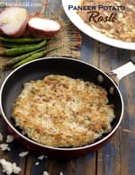 paneer potato rosti recipe | Indian rosti | paneer snack |