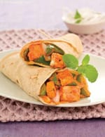Paneer Tikka Wrap recipe