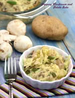 Peppery Mushroom and Potato Bake recipe, Baked Dishes Recipes