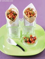 Pindi Chole Roll ( Wraps and Rolls) recipe