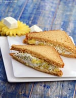Pineapple, Celery and Cottage Cheese Sandwich recipe, Sandwich Recipes