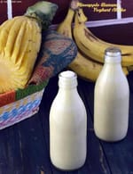 Pineapple Banana Yoghurt Shake recipe
