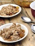 Pineapple Crumble, Fresh Pineapple Crumble recipe