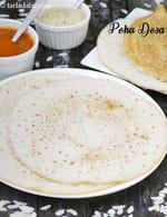 Poha Dosa, Aval Dosa with Curd recipe