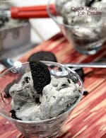 Quick Oreo Ice- Cream, Oreo Vanilla Ice Cream Recipe