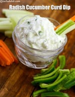 radish cucumber curd dip recipe | mooli cucumber and fresh cream dip | cucumber mooli dip |