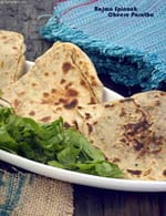 Rajma Spinach Cheese Paratha recipe