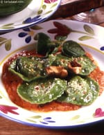 Ratatouille Ravioli with Tomato Cream Sauce recipe, Italian Recipes