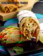 schezwan noodle frankie recipe | schezwan noodle kathi roll |