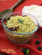 South Indian Tava Rice recipe