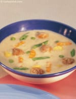 Soya Vegetable Korma recipe, Low Cholesterol Foods