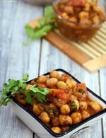 Spicy Chole recipe, Jain Recipes
