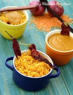 Spicy Khichdi with Curry Sauce recipe, Indian Recipes