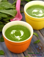 Spinach and Mint Soup recipe, Indian Recipes