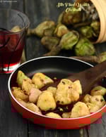 stir fried water chestnuts recipe | healthy Indian water chestnut stir fry |