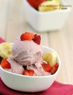 Strawberry, Banana Ice- Cream recipe
