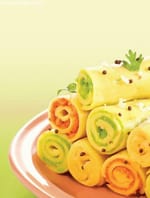 Stuffed Khandvi ( Non- Fried Snacks ) recipe