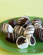 Stuffed Dates with Christmas Fruits recipe