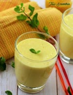 Thai Smoothie, Mango, Curd and Coconut Milk Smoothie recipe