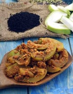 Tinda Aur Saunf ki Subzi, Round Gourd and Fennel Vegetable recipe, Microwave Subzis Recipes